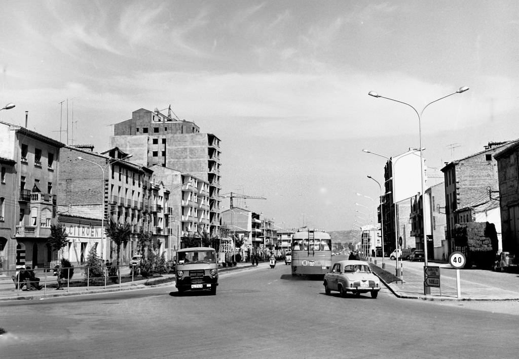 View of Huesca, Spain, 1962.