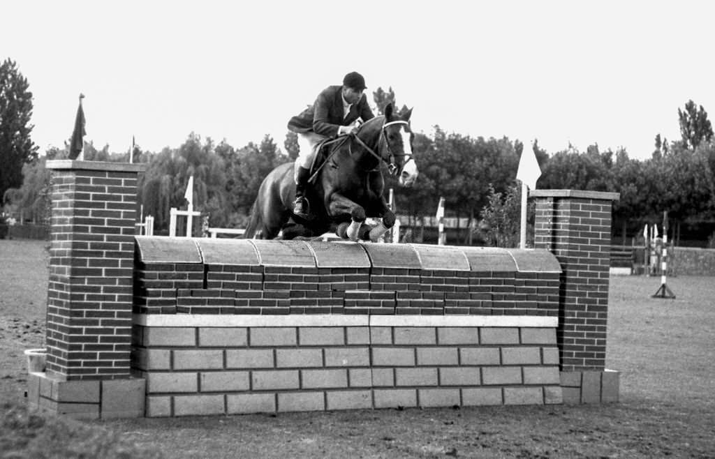 Spanish rider Francisco Goyoaga, 1962, Madrid, Spain.