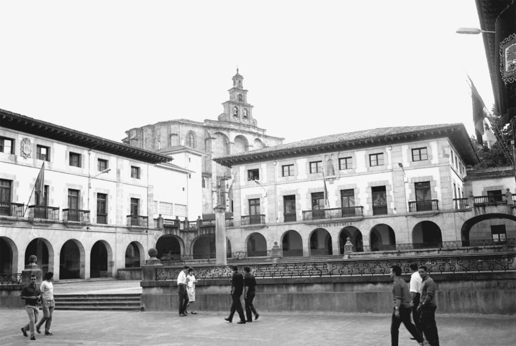 View of Guernica, Vizcaya, Spain, 1965.