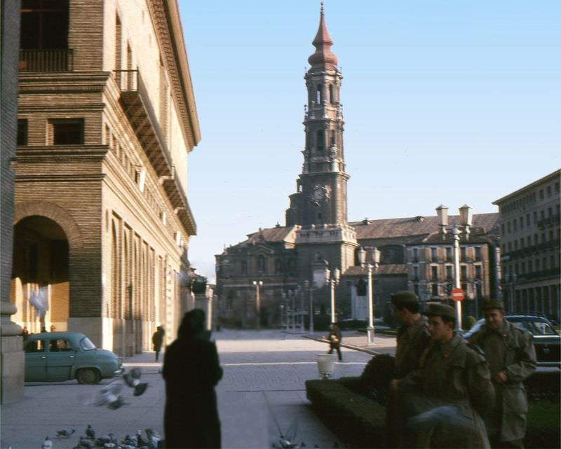 Town hall, Zaragoza, January 1963
