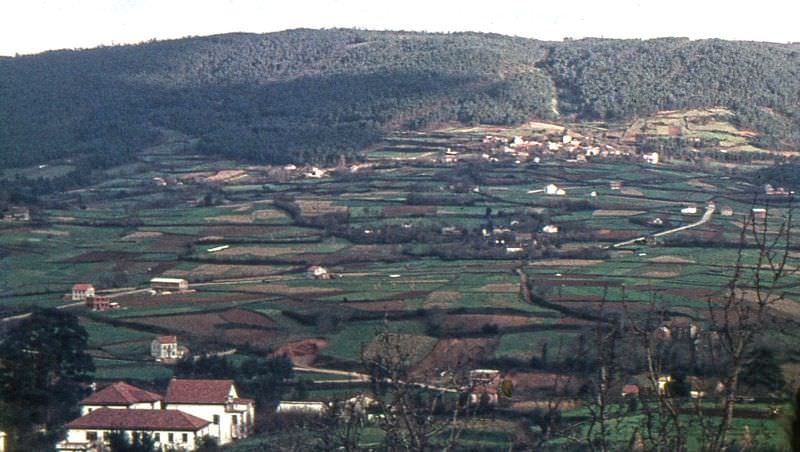 Galician countryside at El Ferrol, Galicia, December 1966