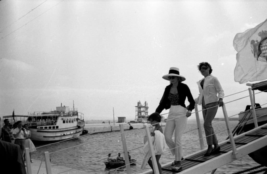 Prince And Princess Of Monaco in Majorca, 1960