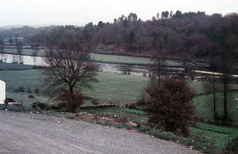 Minho river, Galicia, January 1967