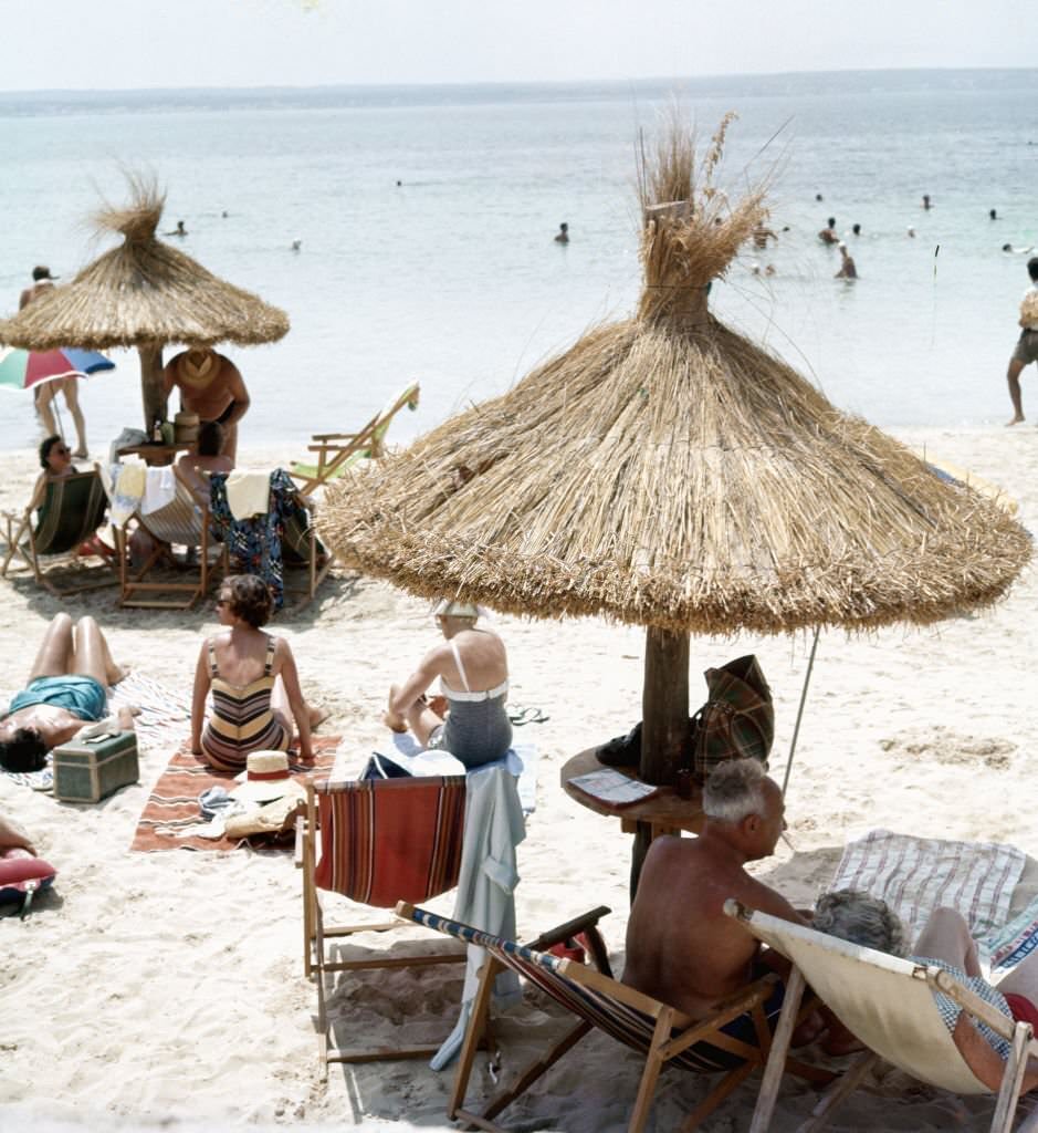 Beach of Palma de Mallorca, 1960
