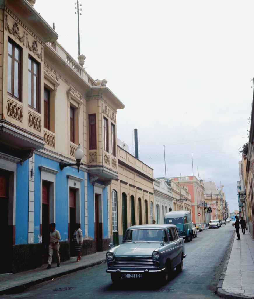 View of Las Palmas, Canary Islands, Spain, 1960.