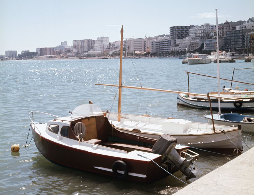 Port of Palma, 1960, Mallorca, Balearic Islands, Spain.