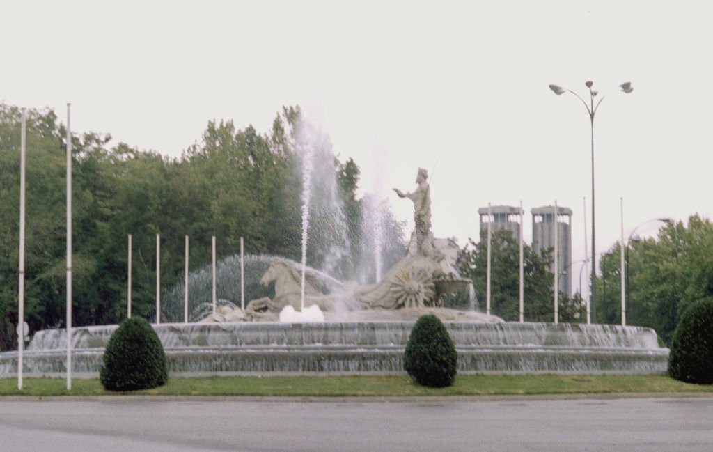 The Place of Neptuno,1976, Madrid, Spain