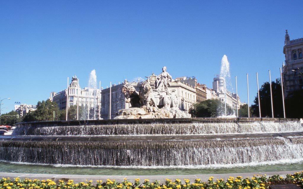The source of Cibeles' Place, 1979, Spain.