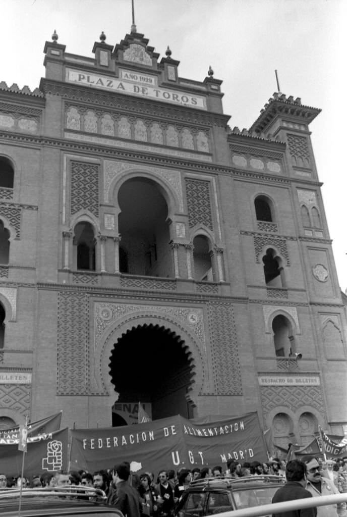 Burial oFrancisco Largo Caballero in Madrid, 1978