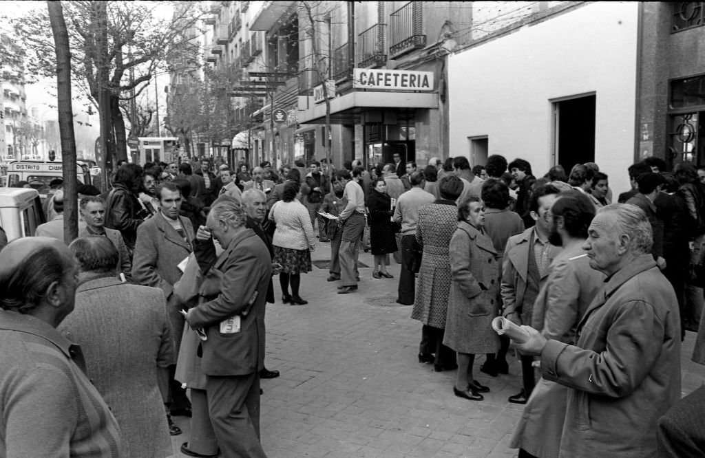 Burial Of Francisco Largo Caballero in Madrid, 1978