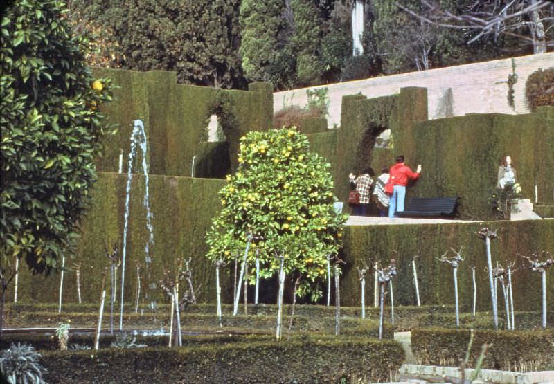 Generalife, Alhambra, Granada, Andalusia, 1977