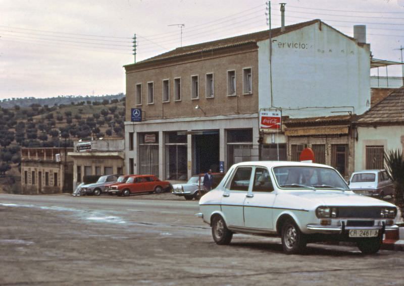 Main street of Campillo between Jaen and Granada, 1977