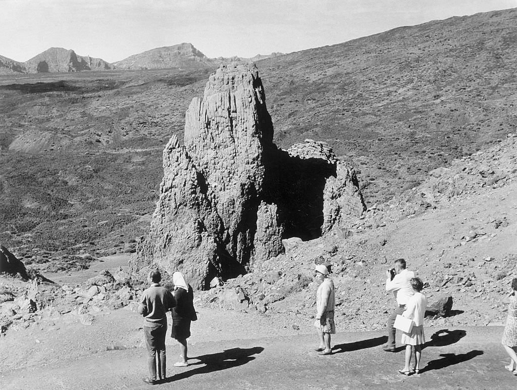 The volcanic crater area 'Las Canadas', 1970