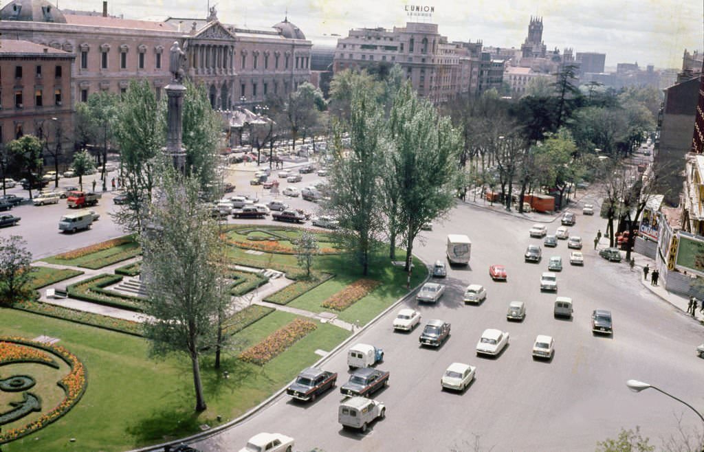 The “Colon Place”, 1973, Madrid, Spain.