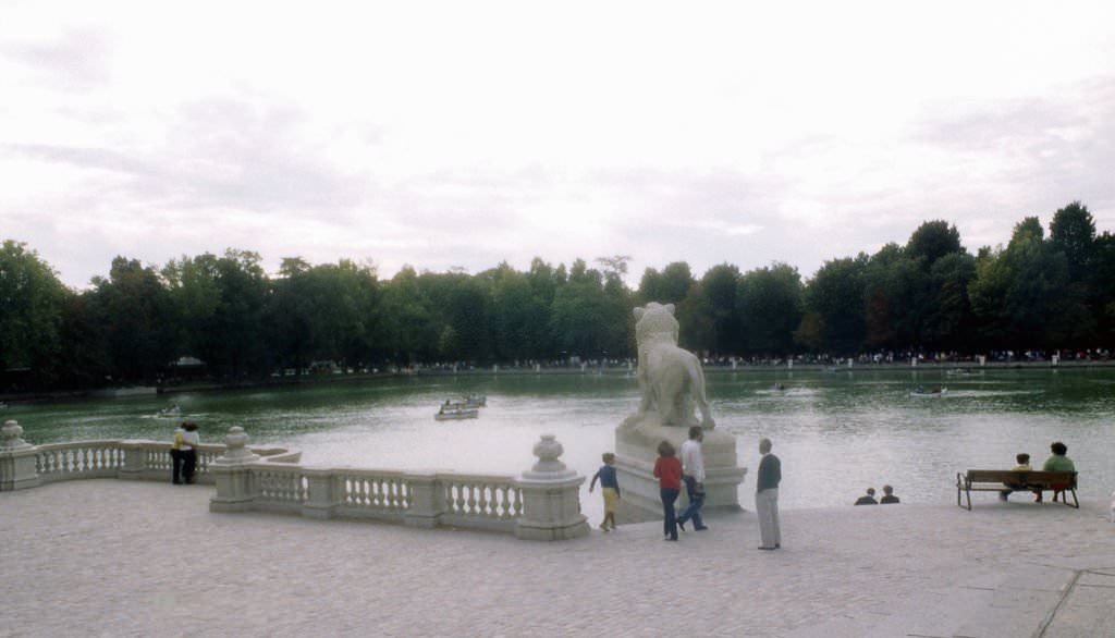 The “Park of Retiro”, 1975, Madrid, Spain.