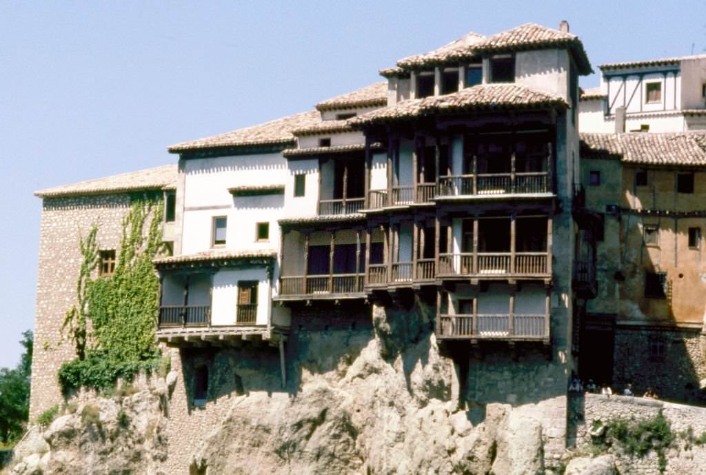 The Hanging Houses of Cuenca, 1975, Castilla La Mancha, Spain.