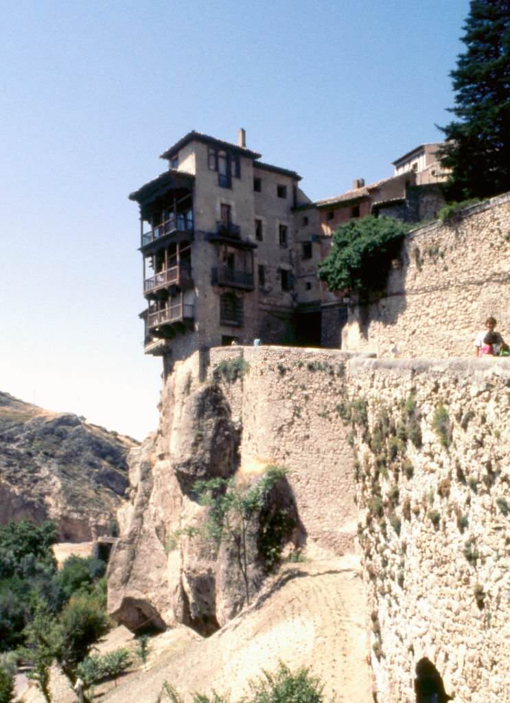 The Hanging Houses of Cuenca, 1975, Castilla La Mancha, Spain.