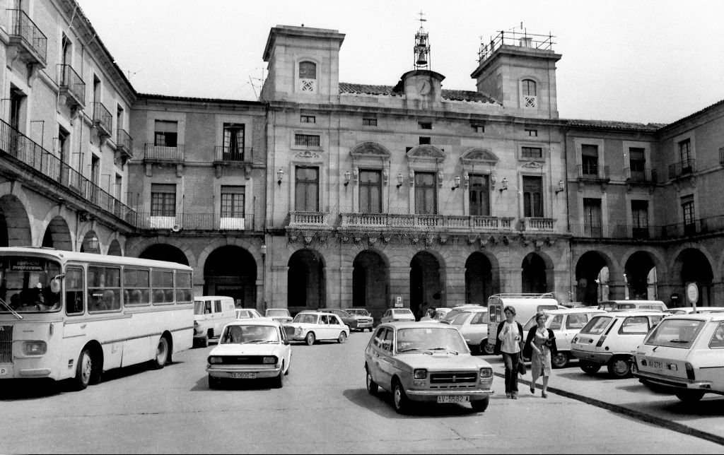 Town Hall of Avila, Castilla y León, Spain, 1978.