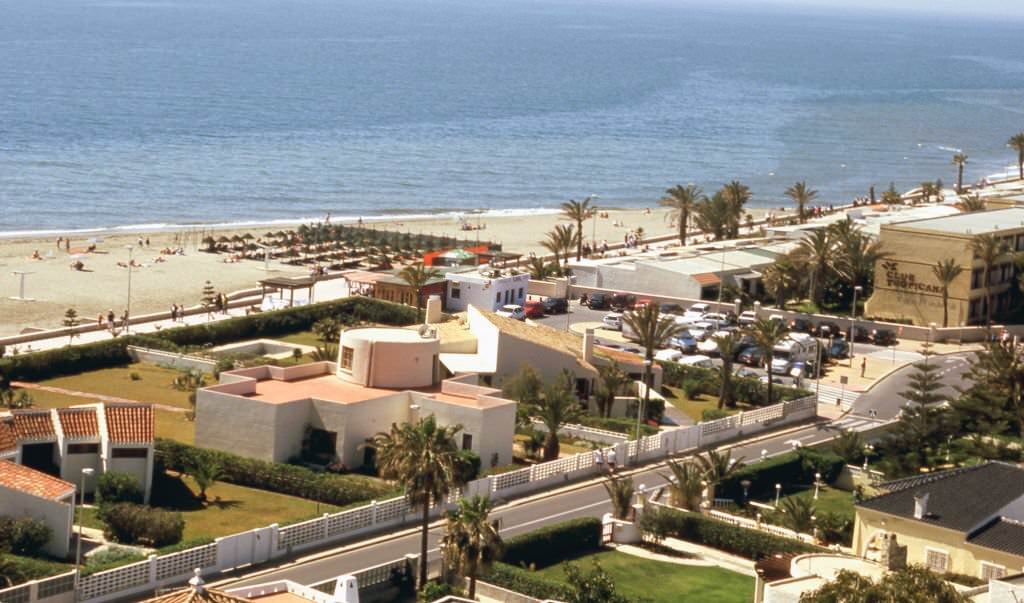 General view of Almeria, 1978, Andalusia, Spain.