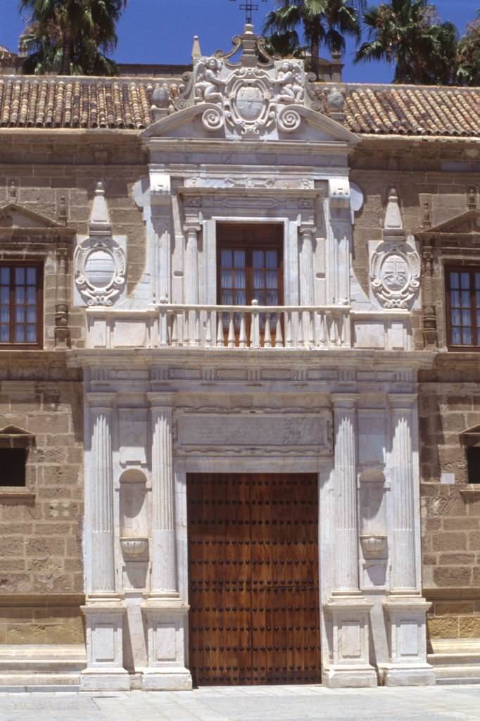 The Hospital de las Cinco Llagas (Five Wounds) in Seville, in May 1985, Spain.