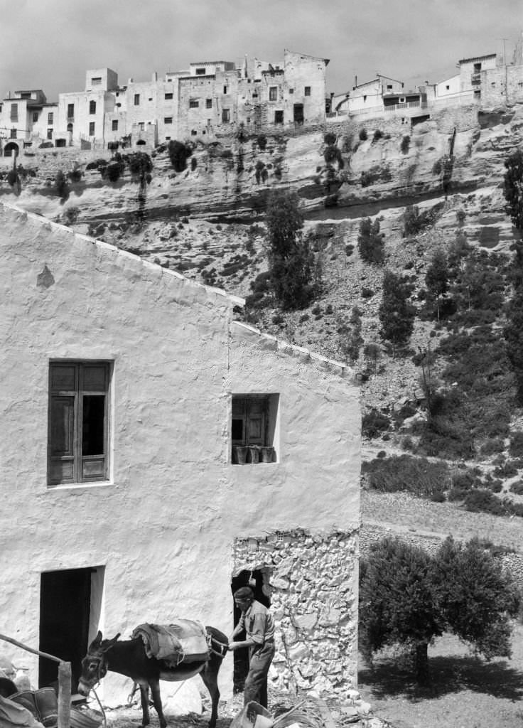 Traditional house in the Sierra del Aguilar, Spain.