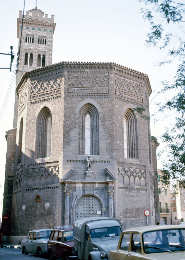 Santa María Magdalena church, Zaragoza, Aragon, Spain, 1984.