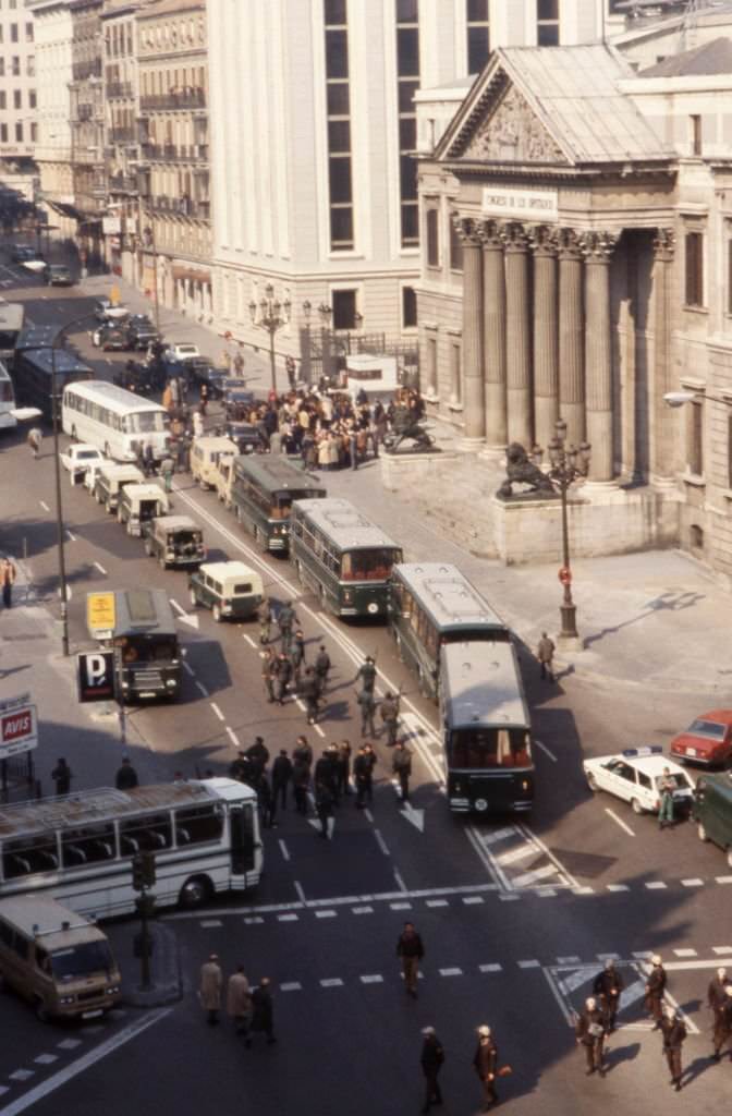 Putsch in the Cortes in Madrid in February 1981.