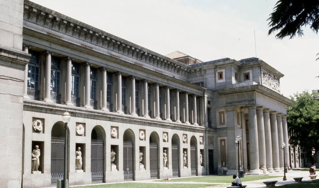 The Prado Palace, 1986, Madrid, Spain.