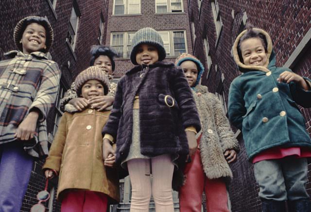 Girls, Bronx, 1970
