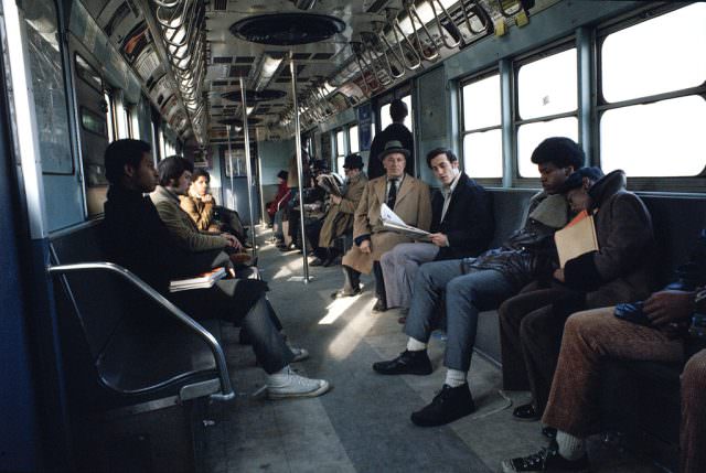 Bronx, #2 IRT subway, 1970