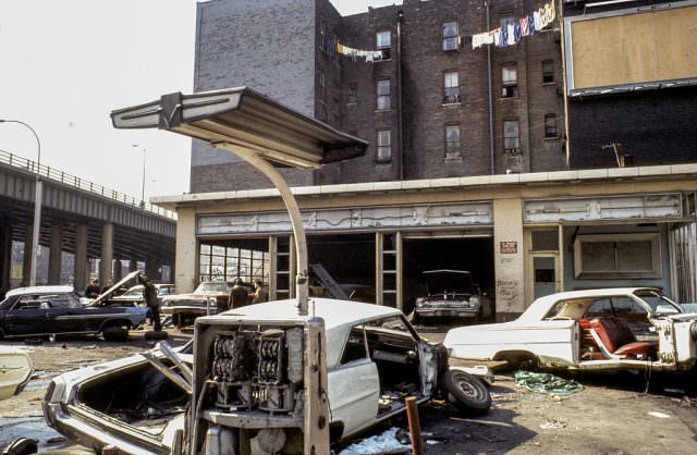 Bruckner Blvd, Bronx, 1970