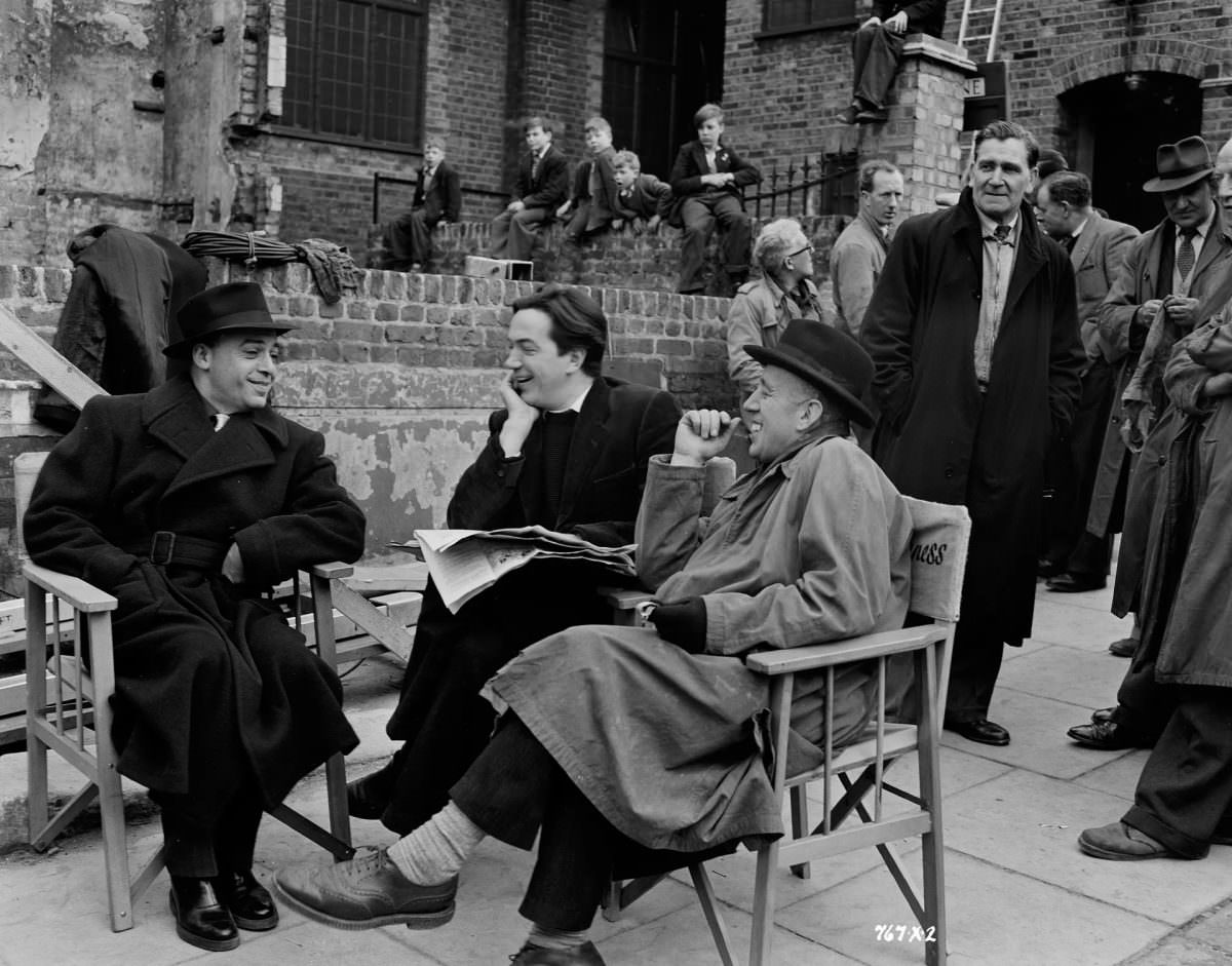 Stunning Behind-the-Scenes from 'The Ladykillers (1955), A Comic Crime Caper