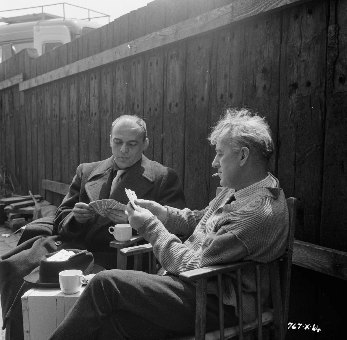 Stunning Behind-the-Scenes from 'The Ladykillers (1955), A Comic Crime Caper