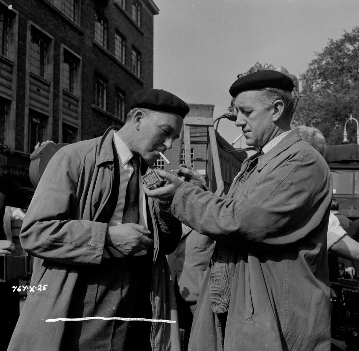 Stunning Behind-the-Scenes from 'The Ladykillers (1955), A Comic Crime Caper