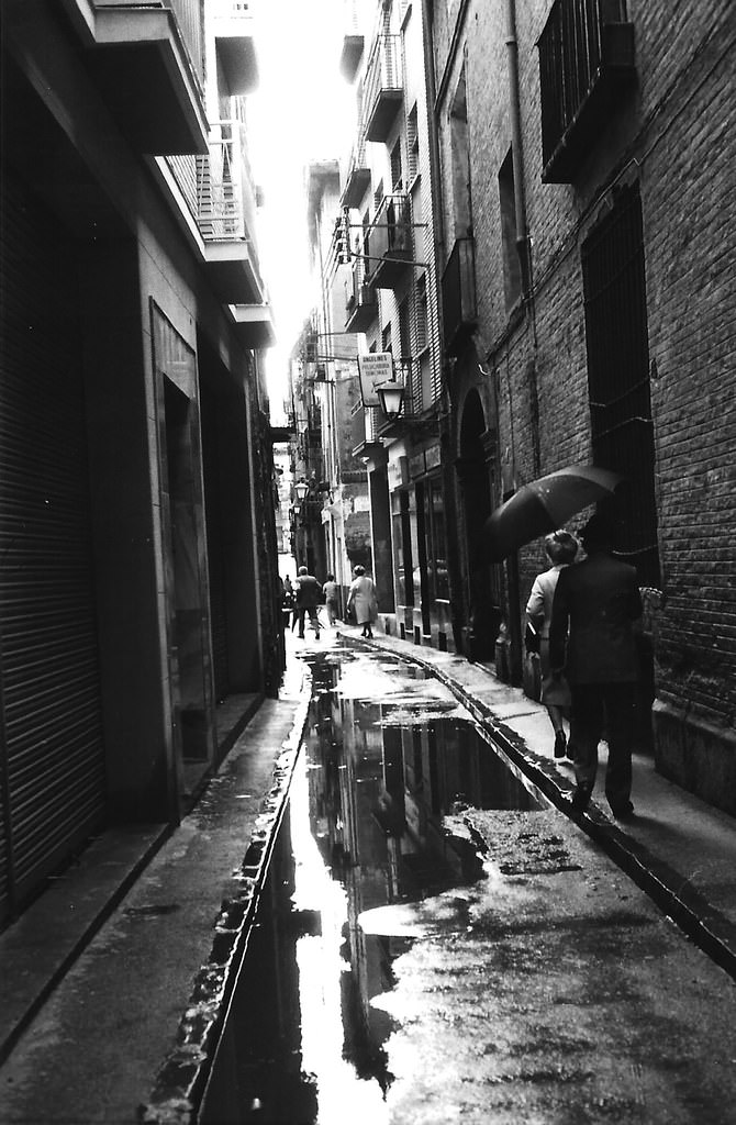Calle San Lorenzo in its section between Pedro C. Ramírez, and Cortesías, 1971