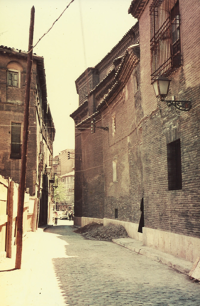 Martin Carrillo Street. In the background, the Plaza de la Magdalena, 1970