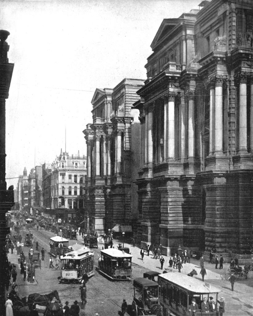 Randolph Street, Chicago, 1900.