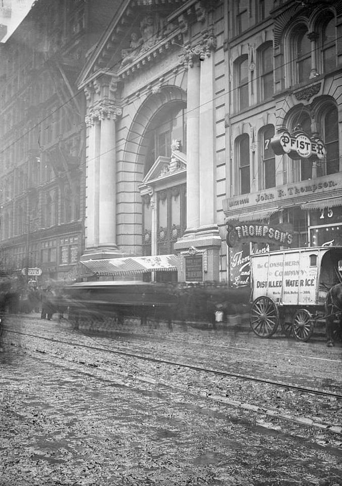 Iroquois Theater at the time of the fire, Chicago, Illinois, December 10, 1903.