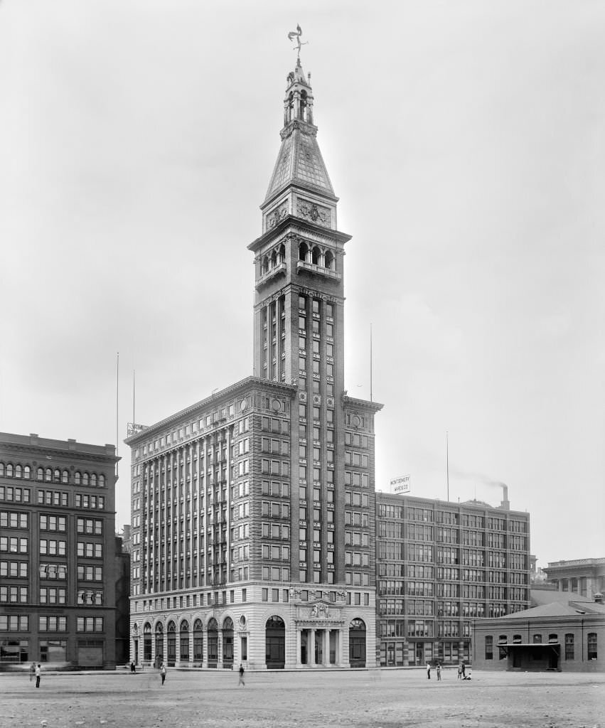 Montgomery Ward and Co., Tower Building, Chicago, 1900