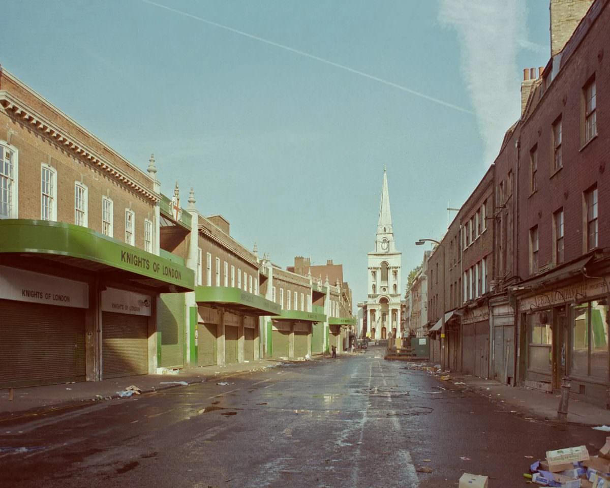 Spitalfields Market, Brushfield Street, 1988