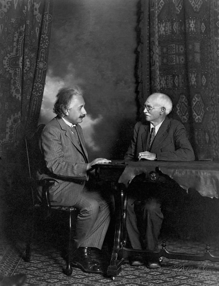 Albert Einstein and Astronomer Dr. Charles St. John