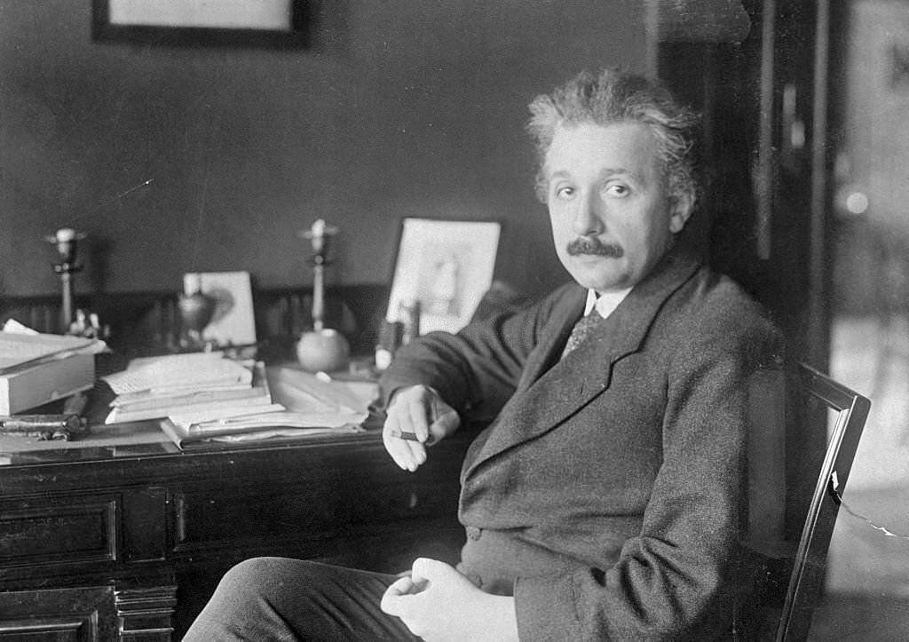 Albert Einstein Portrait.