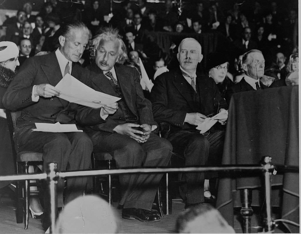 Einstein Sitting in an Audience