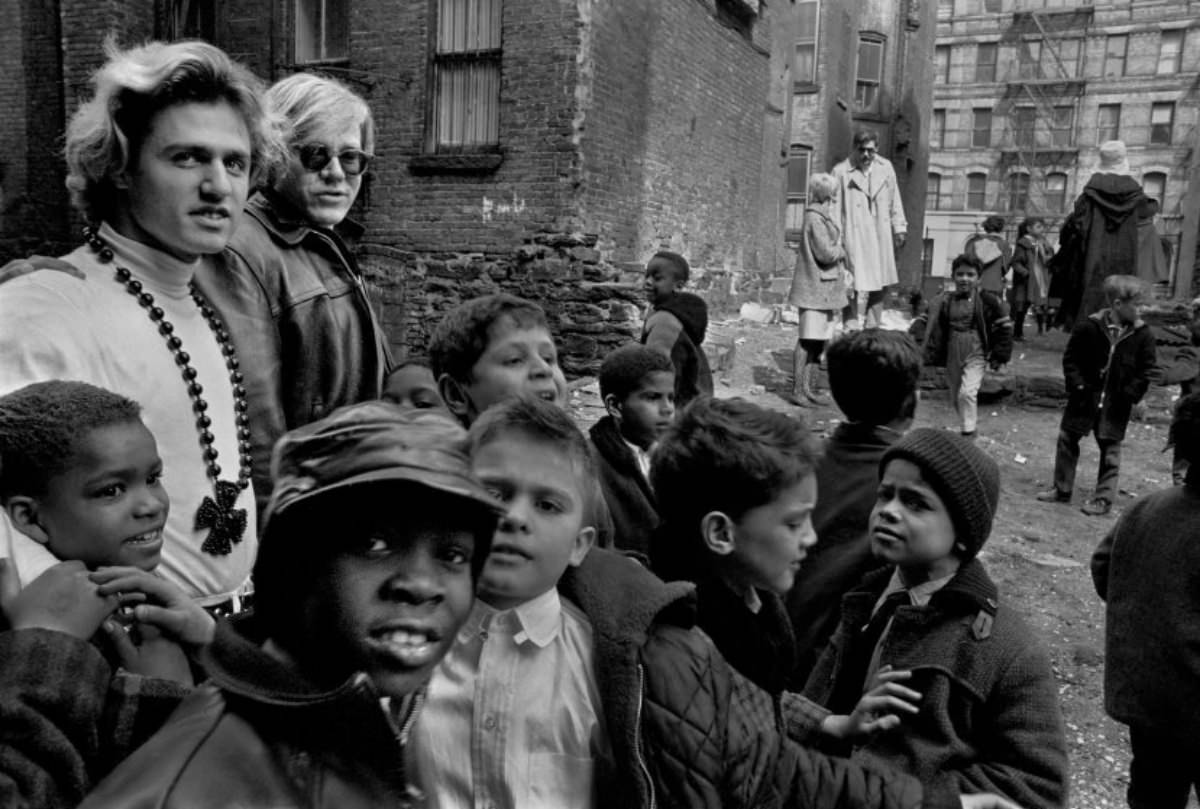 The Lost Photos of Andy Warhol with His Crew in Manhattan, 1966