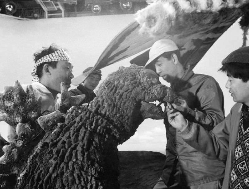 Stunning Behind-the-scene Photos from the Making of the first Godzilla movie, 1954