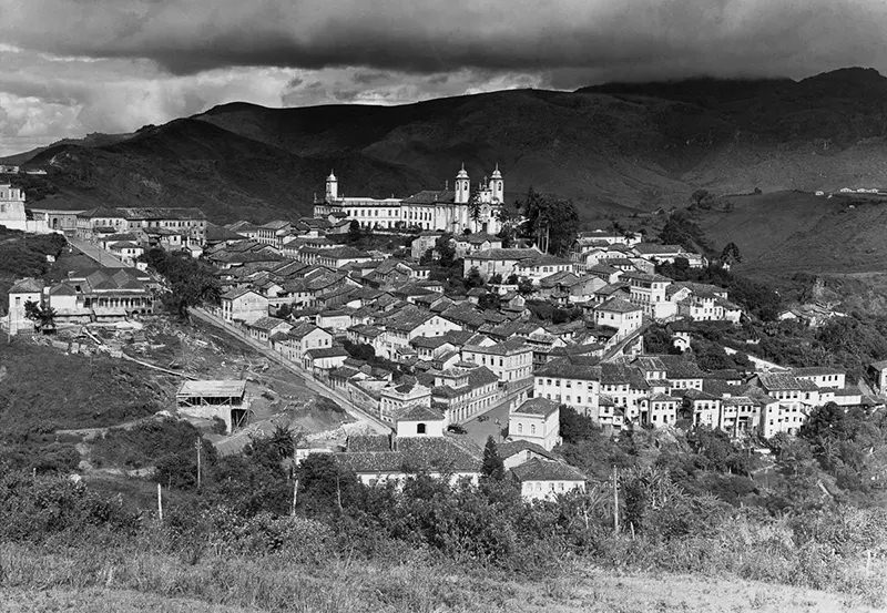 The town of Ouro Preto.
