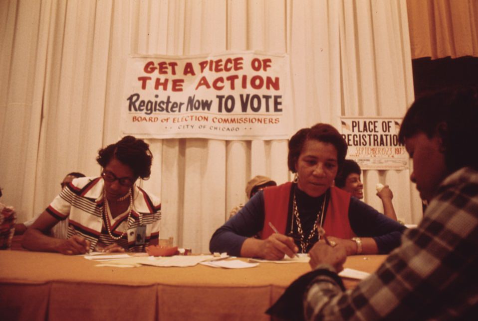 Voter registration drive was one aspect of Black expo.