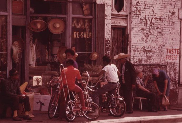 Sidewalk merchandise on Chicago’s South Side.