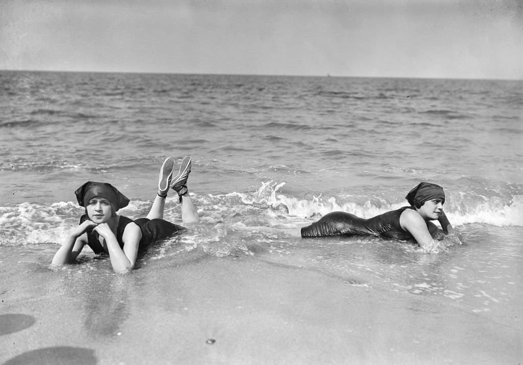 Swimmers at Deauville, August 1913