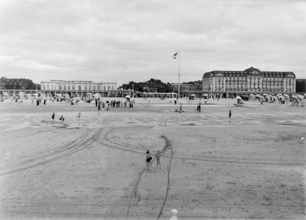 The casino and the royal hotel in Deauville, 1936